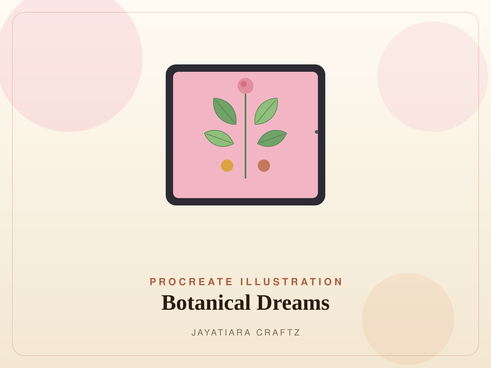 Procreate illustration of Australian native botanicals